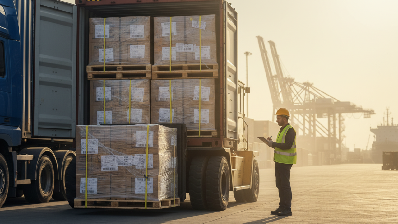 2026 Производители на фурни от Турция (на едро) — container loading at Turkish export port (Globallyport) 2026 Производители на фурни от Турция (на едро) — container loading at Turkish export port (Globallyport)