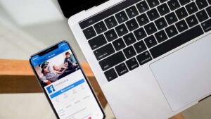 How can i lock my fb profile on iphone?