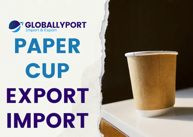 Importação de copos de papel da turquia