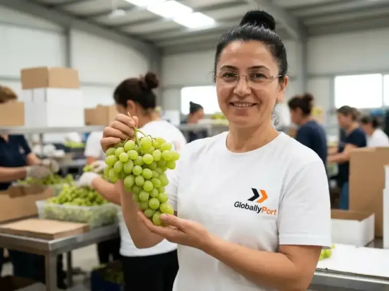 Çekirdeksiz Organik Üzüm — Türkiye üretici fabrika ürün vitrini (Globallyport)