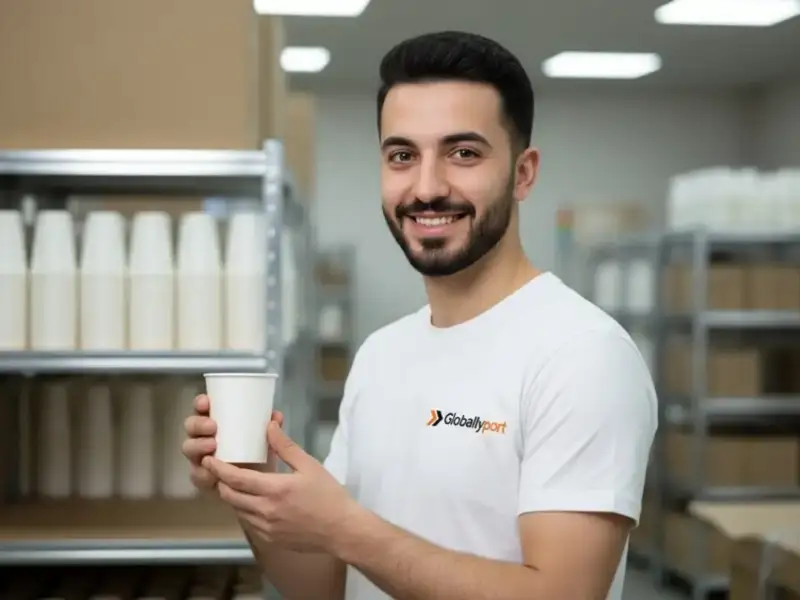 Χάρτινο κύπελλο 7 oz — Turkish manufacturer factory product showcase (Globallyport)