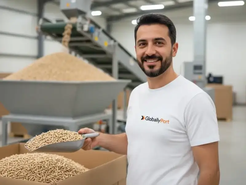 Pelet İhracatı İthalatı Yapan Firmalar! Toptan Ahşap Pelet Odunu — Türkiye üretici fabrika ürün vitrini (Globallyport)