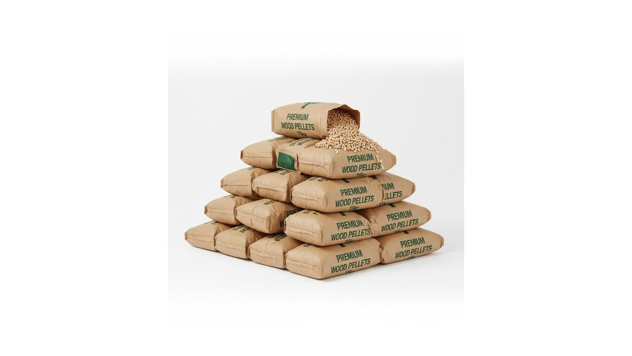 Pellets Sackware im Großhandel: 15kg Säcke direkt ab Werk